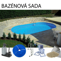 Bazén do zeme - sada  Toscana 525  '' 5,25 x 3,20 x 1,20 m''