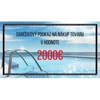 Darčekový poukaz 2000 EUR