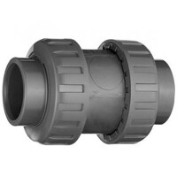 Bazénová spätná klapka PVC 40 mm lepenie / lepenie