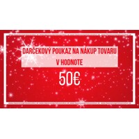 DARČEKOVÝ POUKAZ V HODNOTE 50€