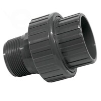 Šróbenie PVC 50 mm lepenie/vonkajší závit 1 1/2&#039;&#039;