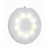 Astralpool LED LumiPlus Flexi  s bielym teplým svetlom a  ozdobným svetlo šedým rámčekom